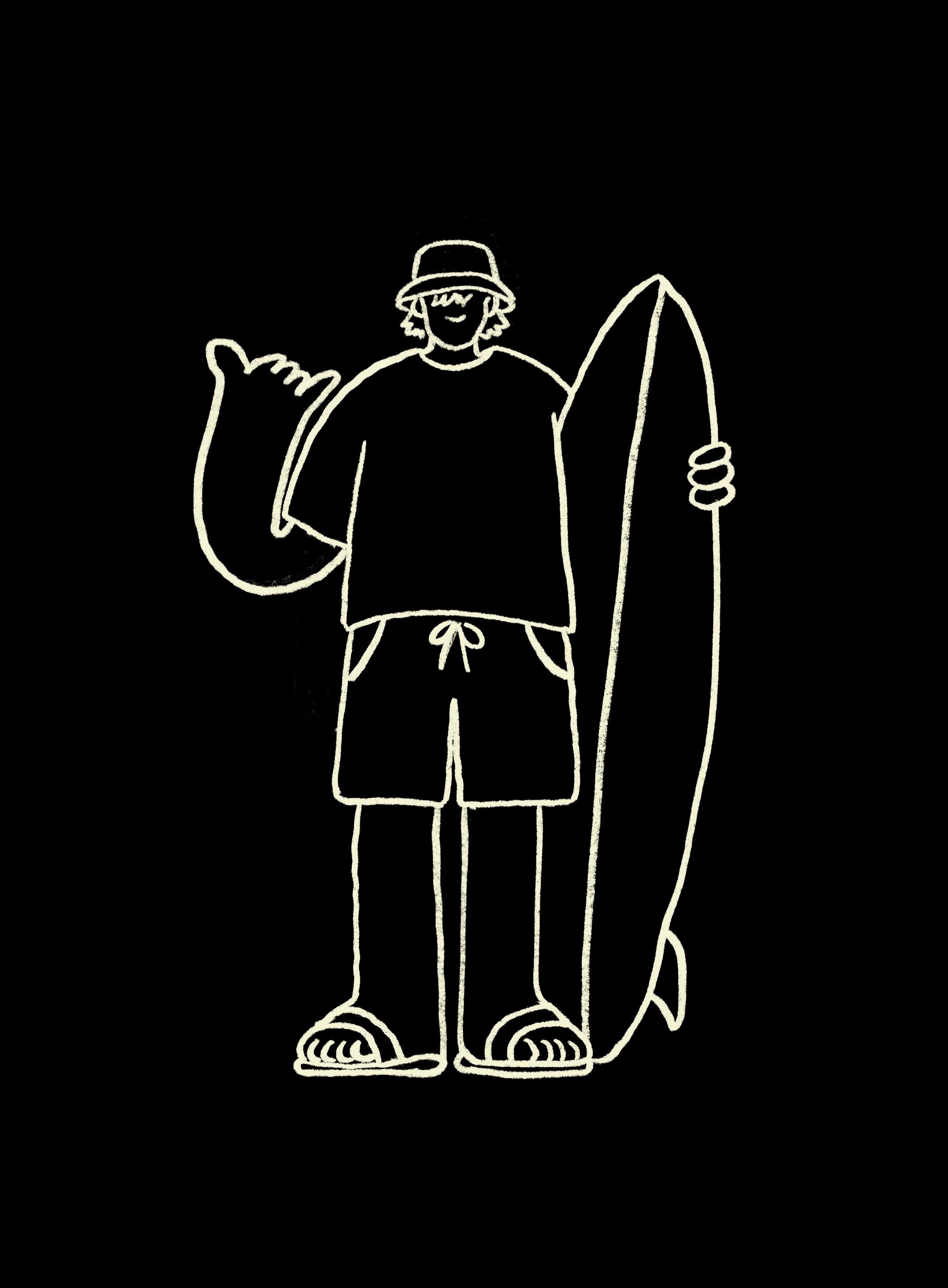 the surfer